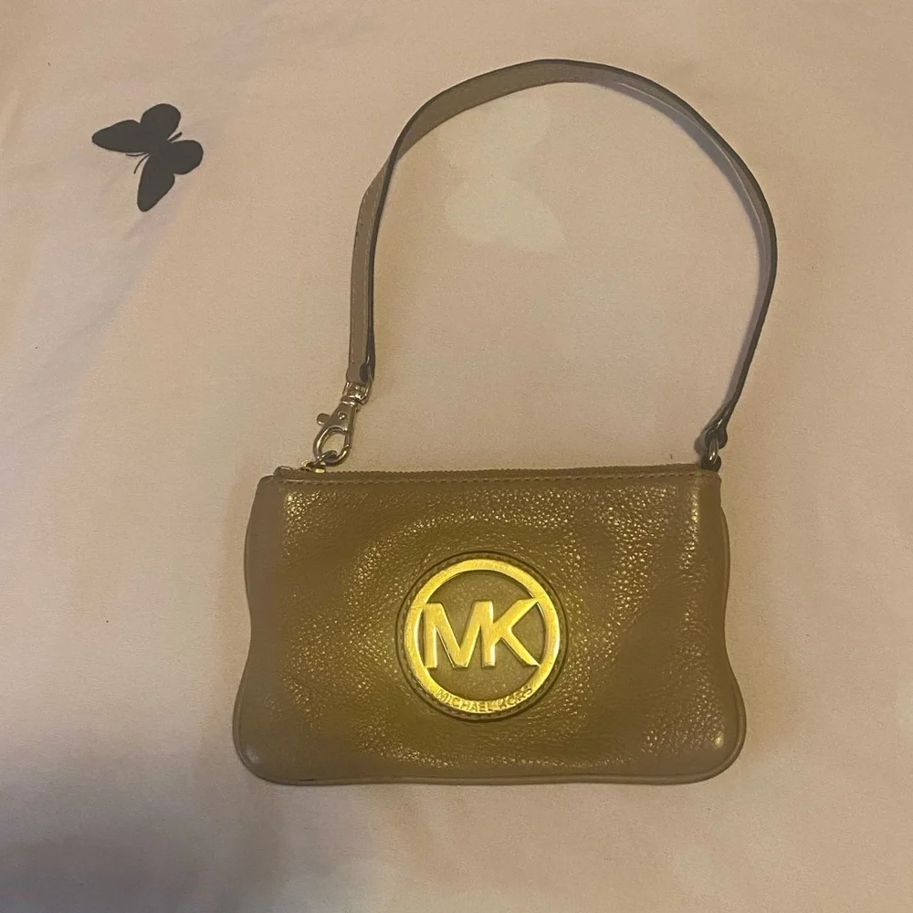 Michael Kors Gold Wristlet